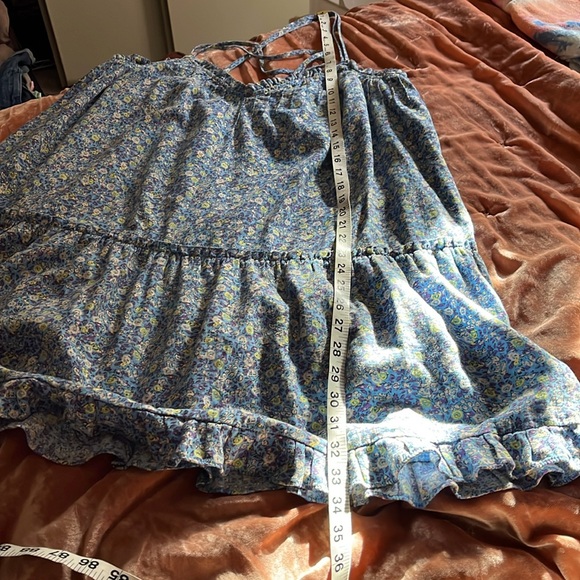 Universal Thread Spaghetti Strap Dress Sundresss Lounge Pockets Tiered Loose - Picture 8 of 8